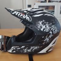 Casco Airoh + mascherina Raven, taglia M