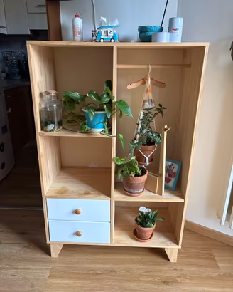 Armadio legno bambini