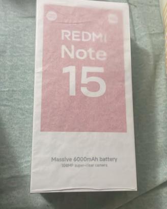 XIAOMI Redmi Note 15 NFC Smartphone, 8+ 256GB Nero
