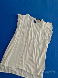 Maglia/canotta bianca Zara