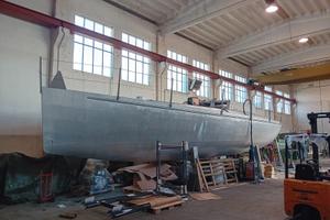 Scafo alluminio da ultimare