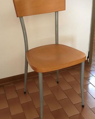 sedia cucina in legno