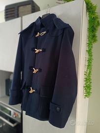 Cappotto uomo Peter Regan blu con cappuccio