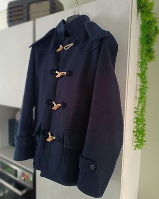 Cappotto uomo Peter Regan blu con cappuccio