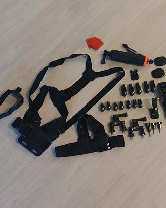 GoPro, action cam, lotto accessori (x30)