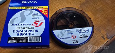 Trecciato Daiwa Saltiga 600m 49lb 3PE Nuovo