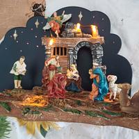 presepe che si illumina 