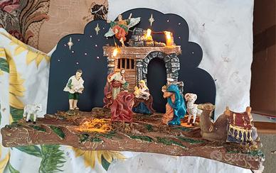 presepe che si illumina 
