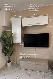 Mobile soggiorno / parete TV completo