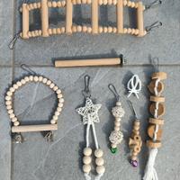 Accessori per uccelli arredamento gabbia uccelli