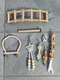 Accessori per uccelli arredamento gabbia uccelli