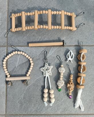Accessori per uccelli arredamento gabbia uccelli