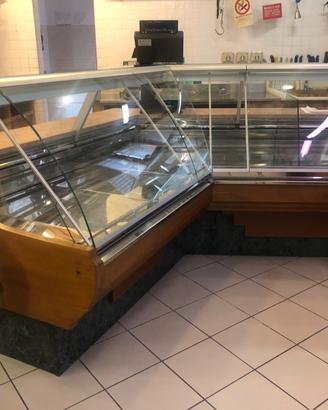 Banco Frigo Macelleria - Legno e Marmo