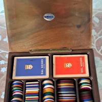 Carte da gioco Dal Negro in cofanetto di legno