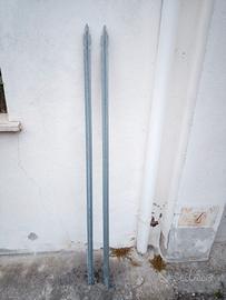 Paletto per recinzione zincato h. 130 cm.