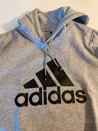 Felpa on sale grigia adidas