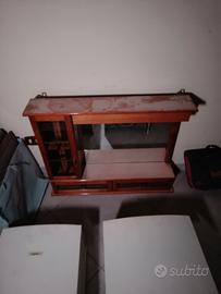 specchiera in legno Vintage 