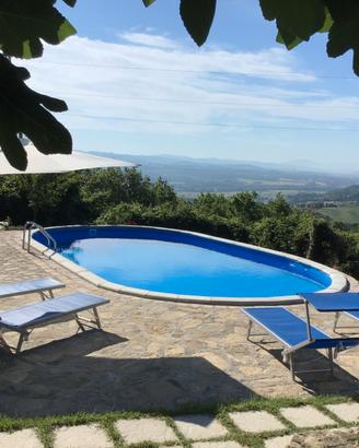 Dal 29 agosto in rustico panoramico nord Umbria