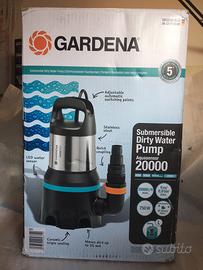 Gardena 9044 pompa sommersa 20000l/h 750w , funzio