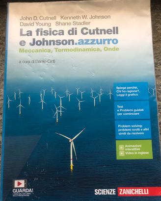 Libro “La fisica di Cutnell e Johnson.Azzurro”