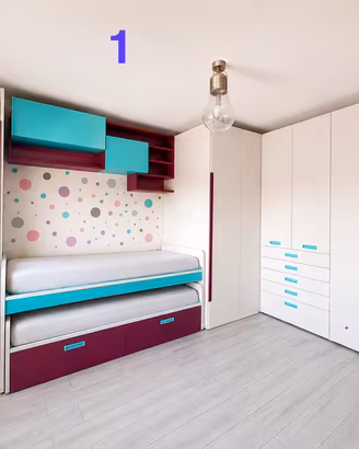 Cameretta moretti compact completa
