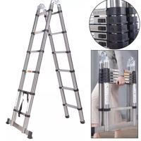 Scala telescopica pieghevole con stabilizzatore