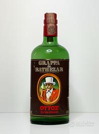 Rara bottiglia di Grappa de Bathezar Ottoz - 70'