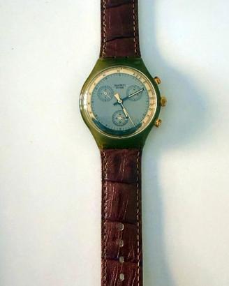 SWATCH  CRONO GOLDFINGER