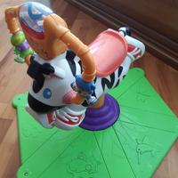 Zebra saltella e gira fisher price