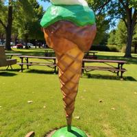 Insegna gelato artigianale in vetroresina