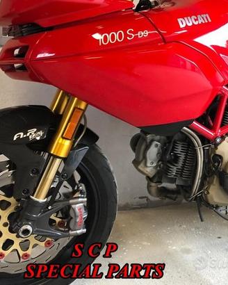Ducati multistrada piedini radiali forcelle ohlins