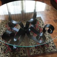 Tavolo da salotto in vetro