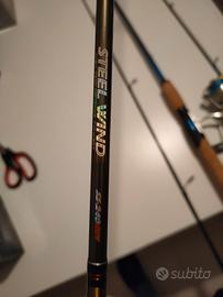 2 canne da pesca spinning Captur + Shimano