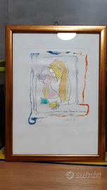 Opera litografia Ugo Attardi 