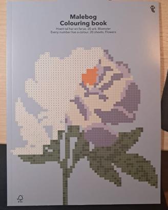 🌸🎨 Malebog Colouring Book — 20 Fogli Fiori