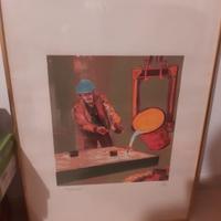 serigrafia di Aldo Bergonzoni, pittore 