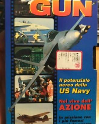 39 VHS con fascicolo allegato TOP GUN Aerei Caccia