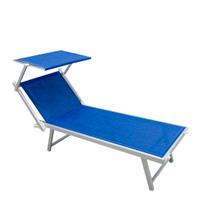 sdraio lettino alluminio pieghevol