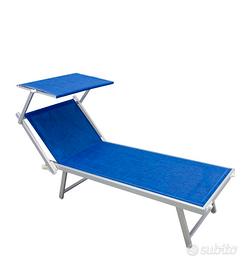 sdraio lettino alluminio pieghevol
