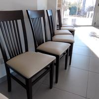 Set di 40 sedie in legno + eventuale coprisedia