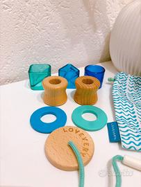 Kit perline infilabili Perlen-Auffädel Lovevery