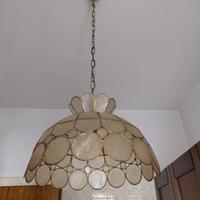 lampadario in madreperla vintage
