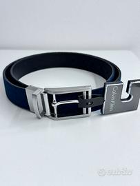 Cintura ck uomo blu