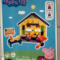 Peppa pig costruzioni school set