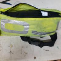 Tuta antipioggia Fluo e Nera OJ taglia S art. R016