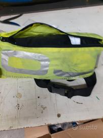 Tuta antipioggia Fluo e Nera OJ taglia S art. R016