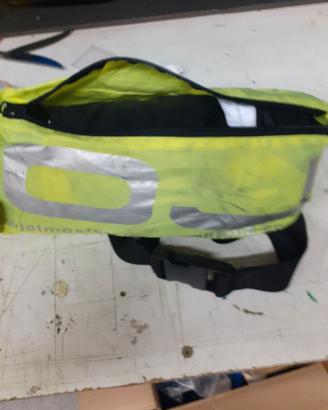 Tuta antipioggia Fluo e Nera OJ taglia S art. R016