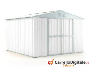 Box struttura lamiera Acciaio 327x307cm bianco