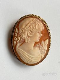 Cameo montatura argento