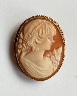 Cameo montatura argento